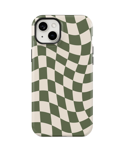 Moss Wavy Checkers II Phone Case