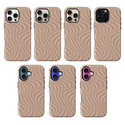 Chestnut Swirls Phone Case