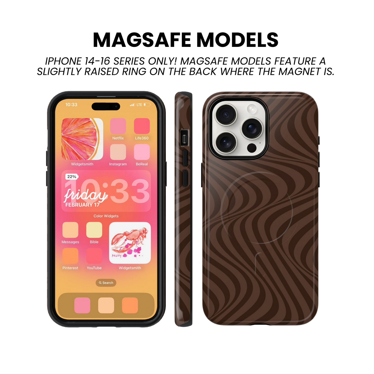 Espresso Swirls Phone Case