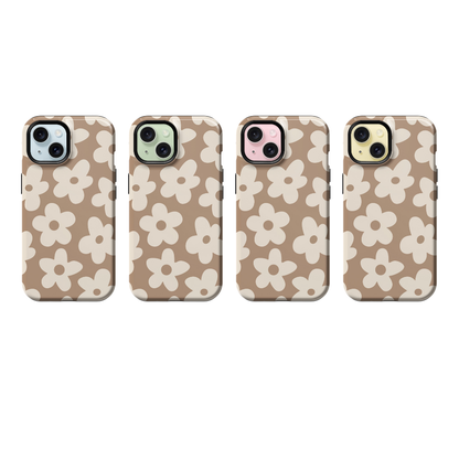 Chestnut Big Blooms Phone Case