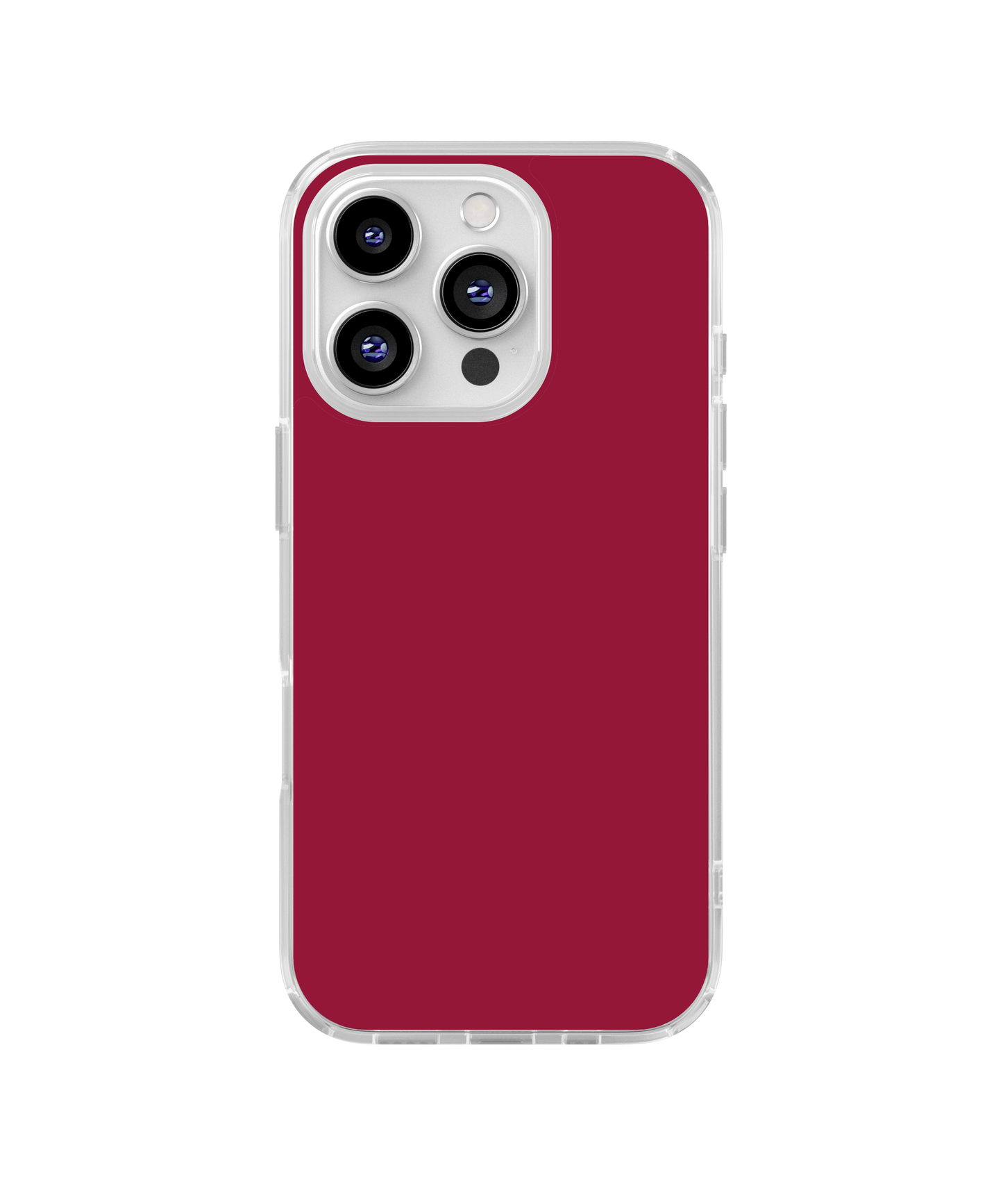 Black Cherry Solids Clear Case Insert