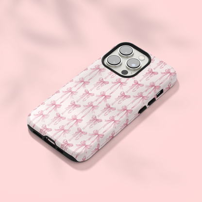 Blushing Bows Phone Case