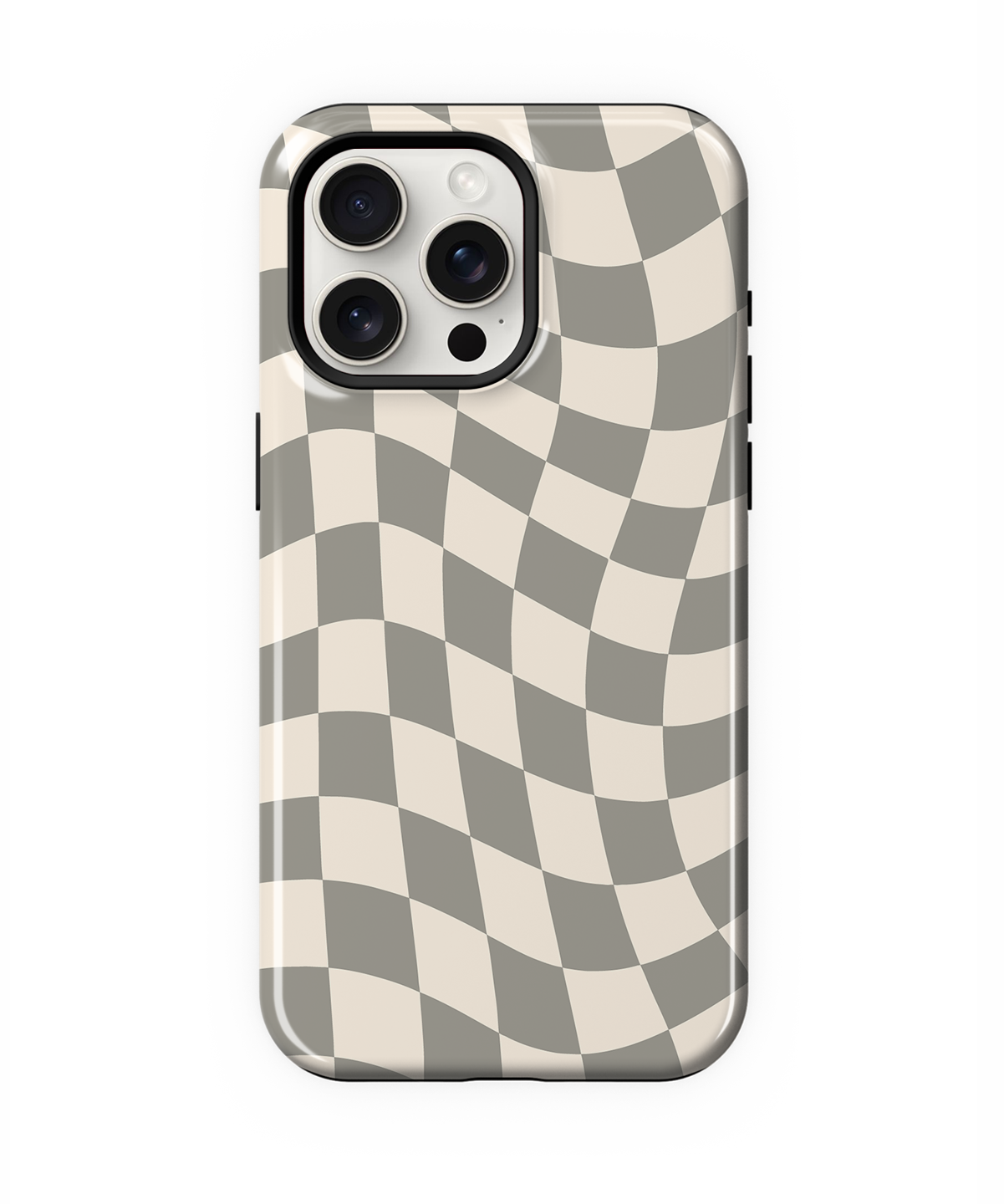 River Rock Wavy Checkers II Phone Case