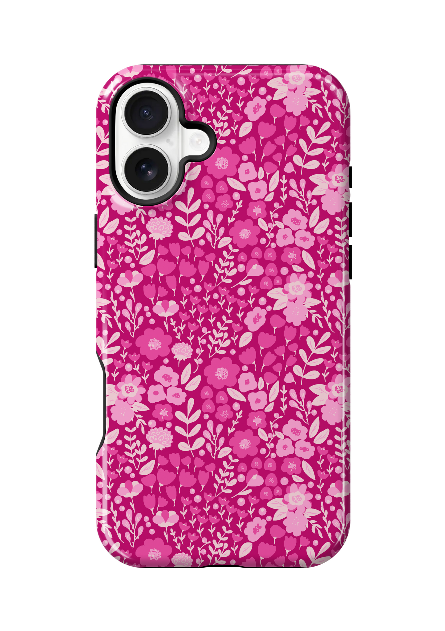 Berry Blossoms (Dark) Phone Case