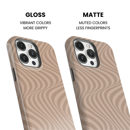 Chestnut Swirls Phone Case