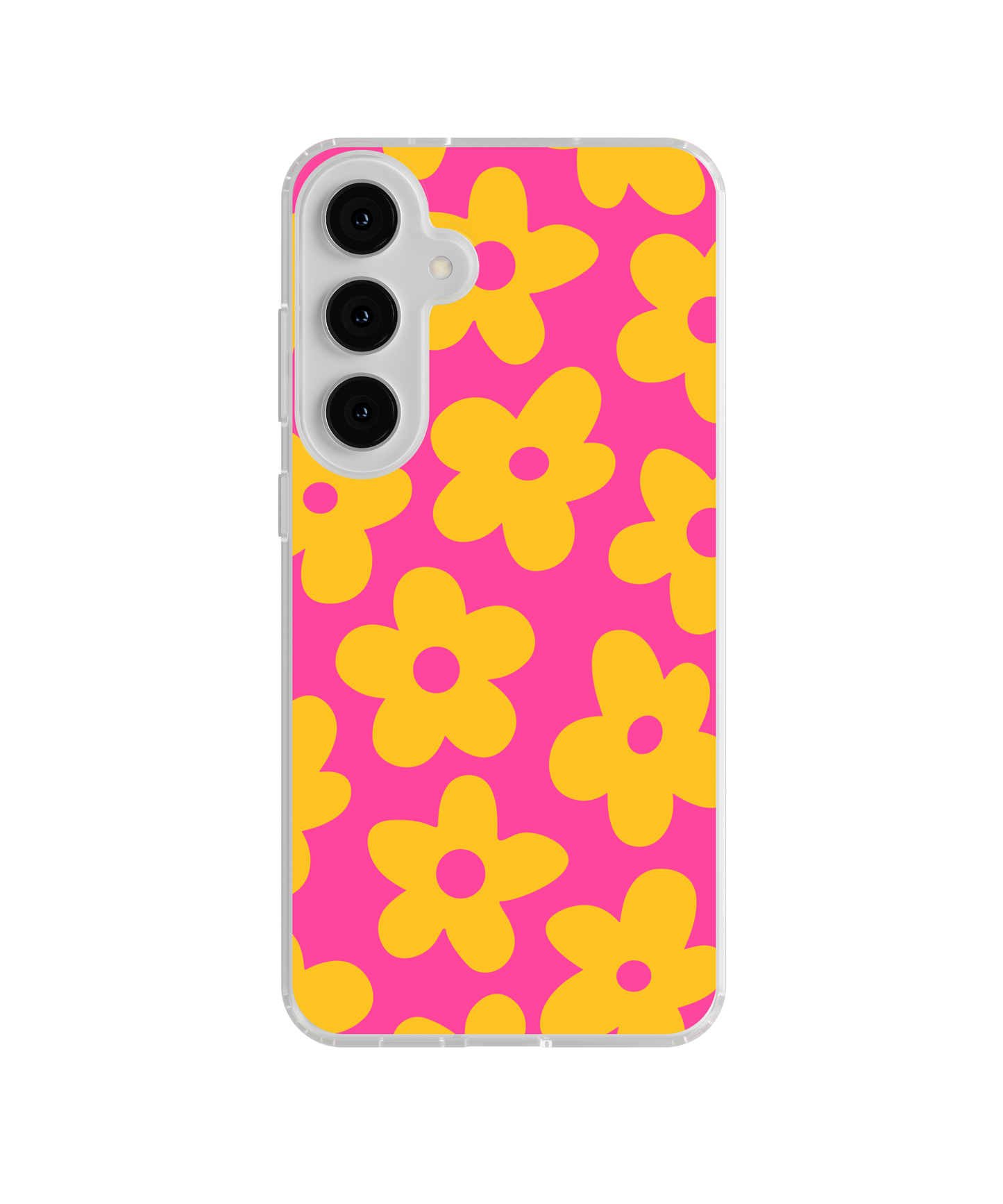 Pink Lemonade Big Blooms Clear Case Insert