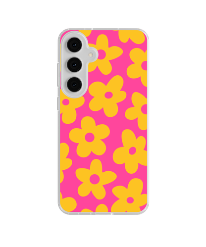 Pink Lemonade Big Blooms Clear Case Insert