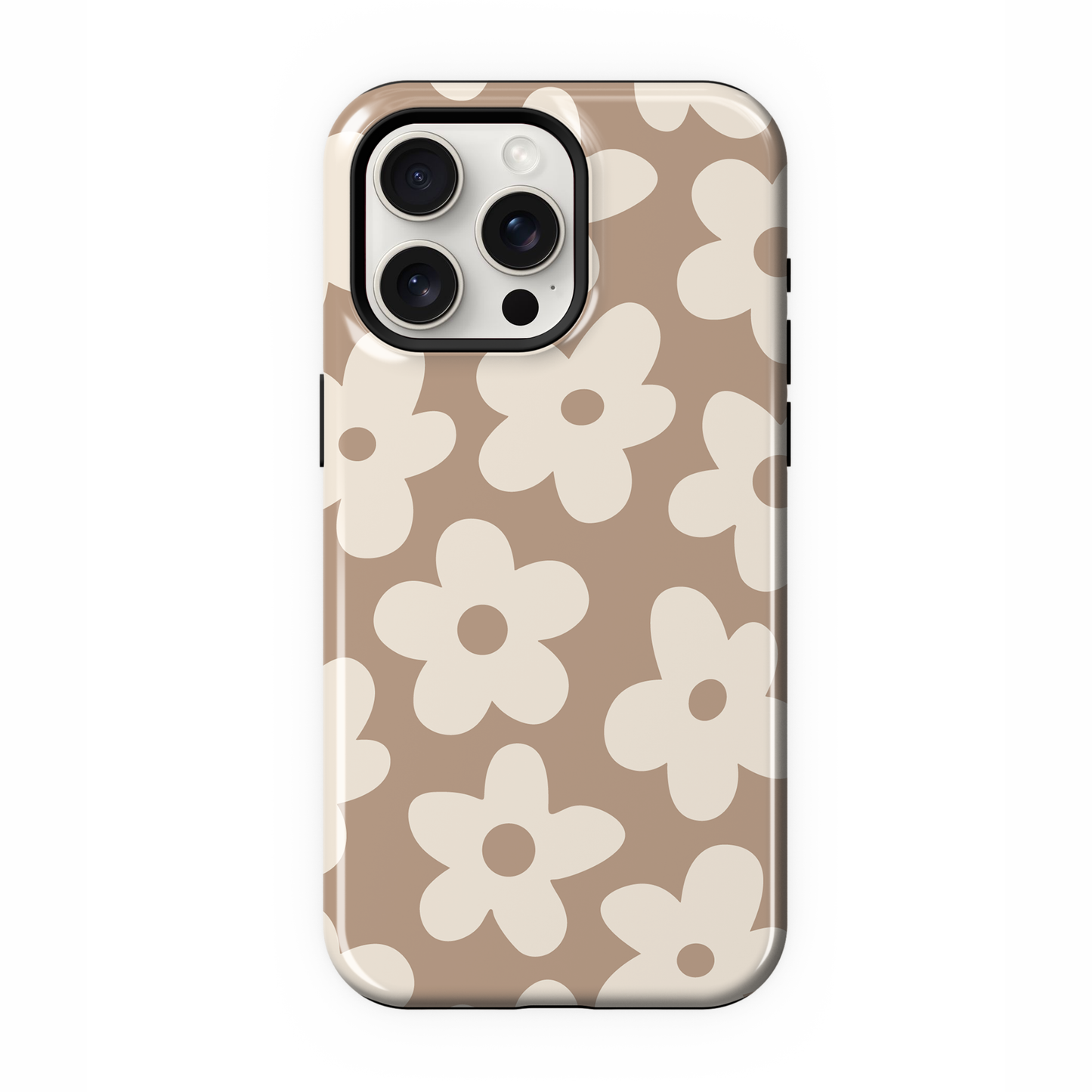 Chestnut Big Blooms Phone Case