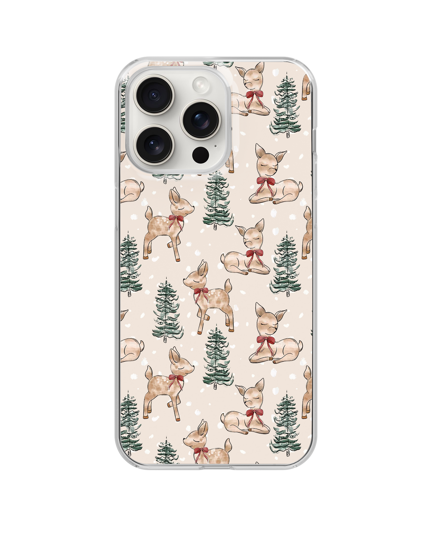 Reindeer Retreat Clear Case Insert