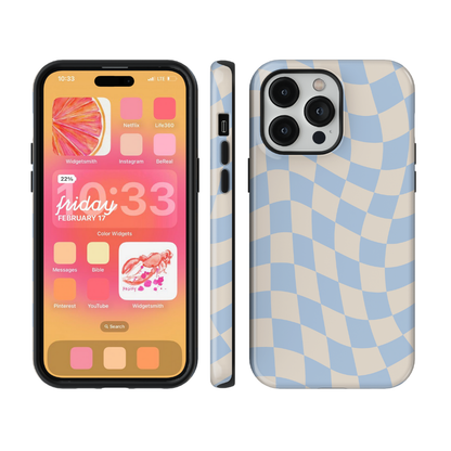 Cloud 9 Wavy Checkers II Phone Case