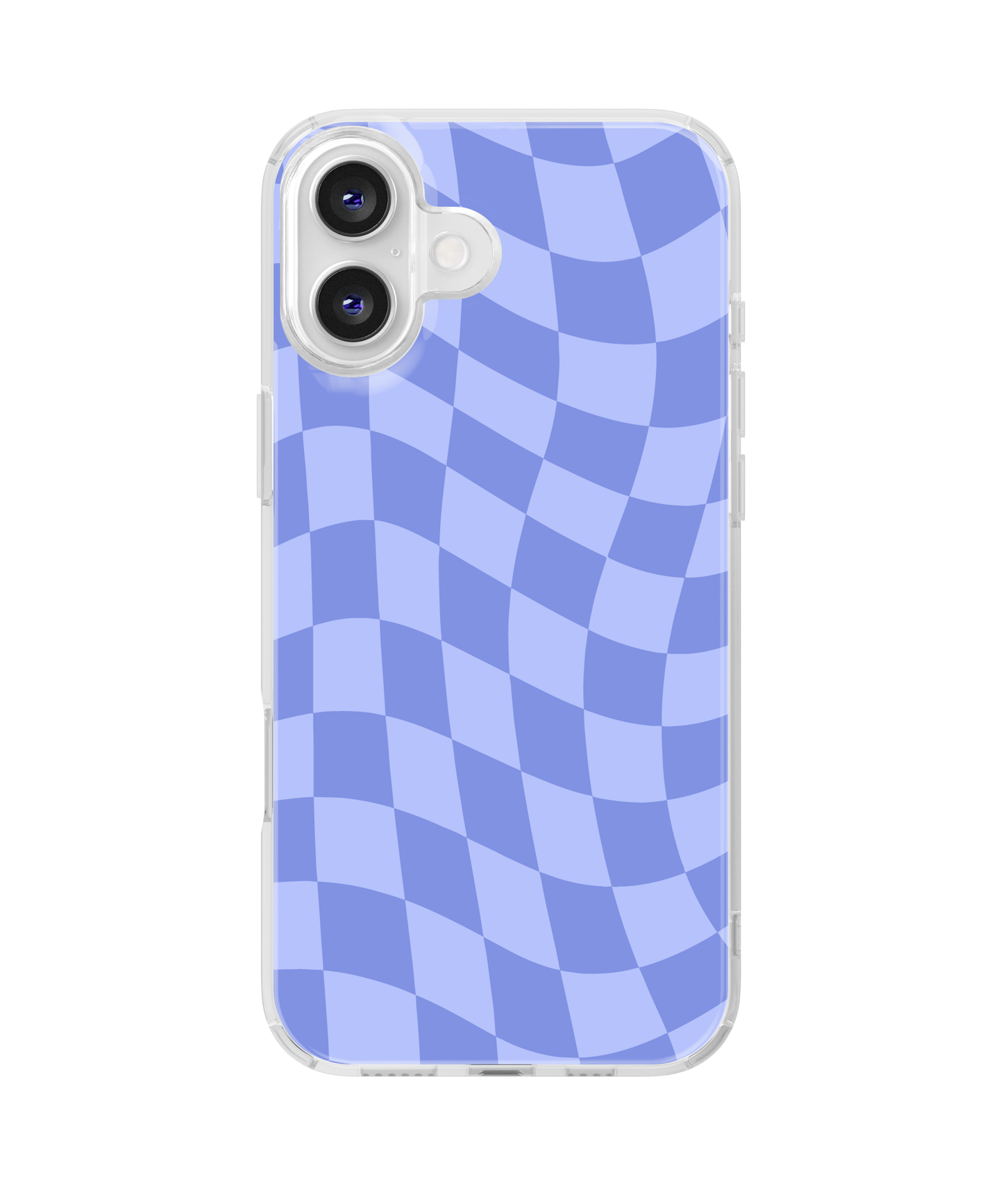 Bluebell Wavy Checkers Clear Case Insert