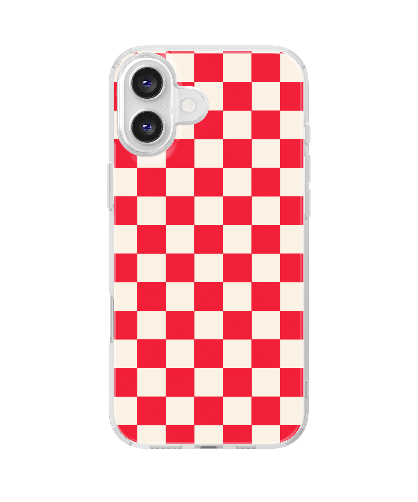 Vermillion Checkers II Clear Case Insert