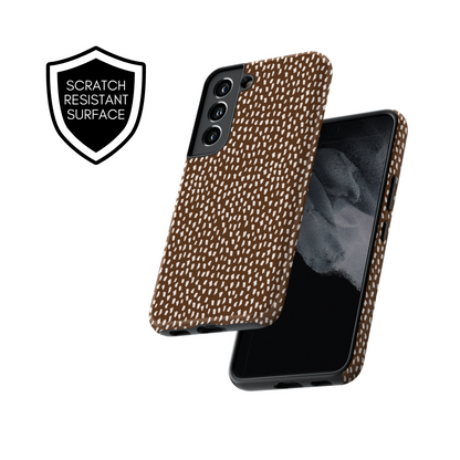 Cocoa Speckles Galaxy Case