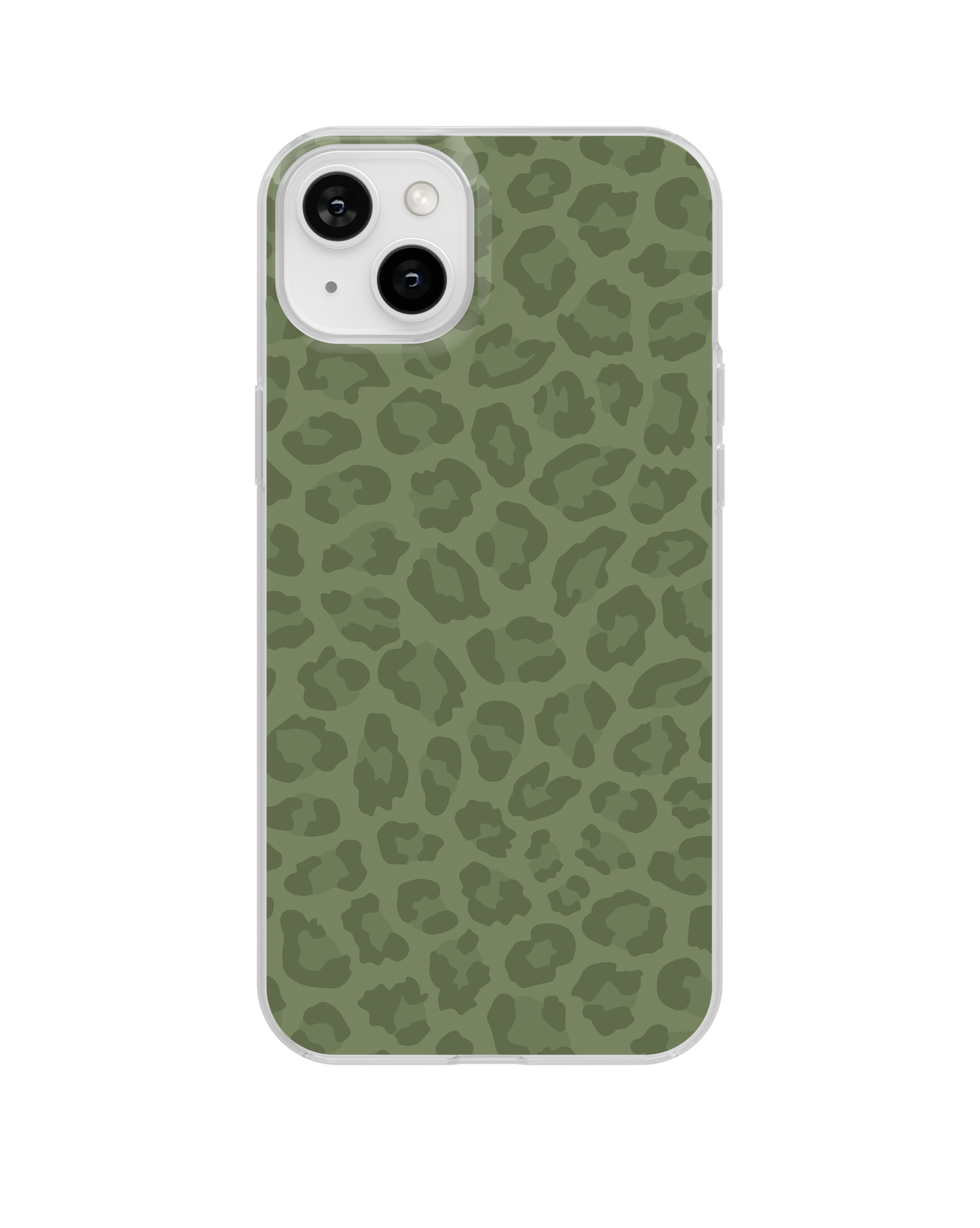 Moss Leopard Clear Case Insert