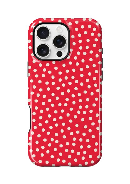 Vermillion Dots Phone Case