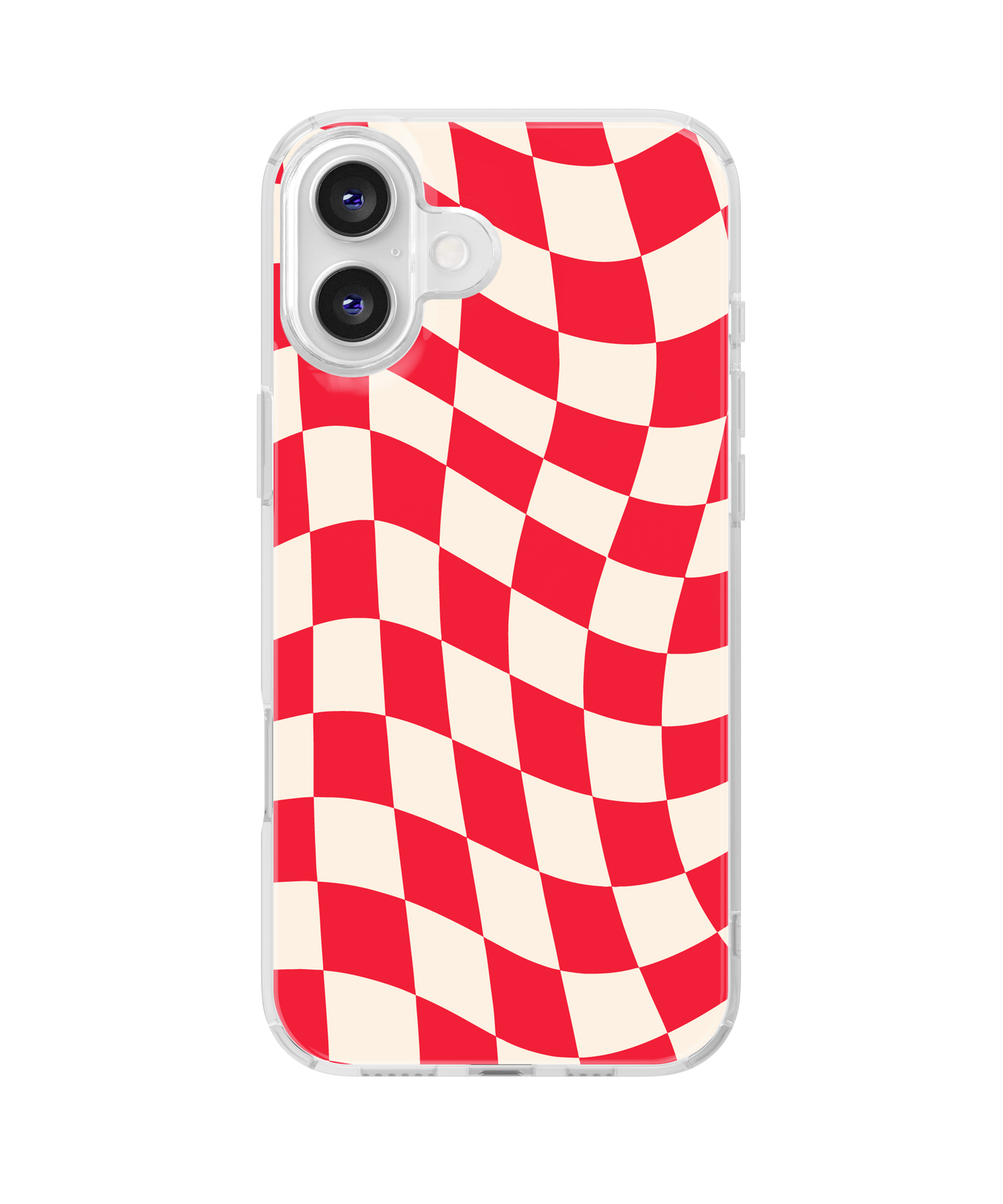 Vermillion Wavy Checkers II Clear Case Insert