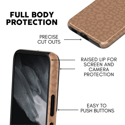 Fawn Cheetah Galaxy Case