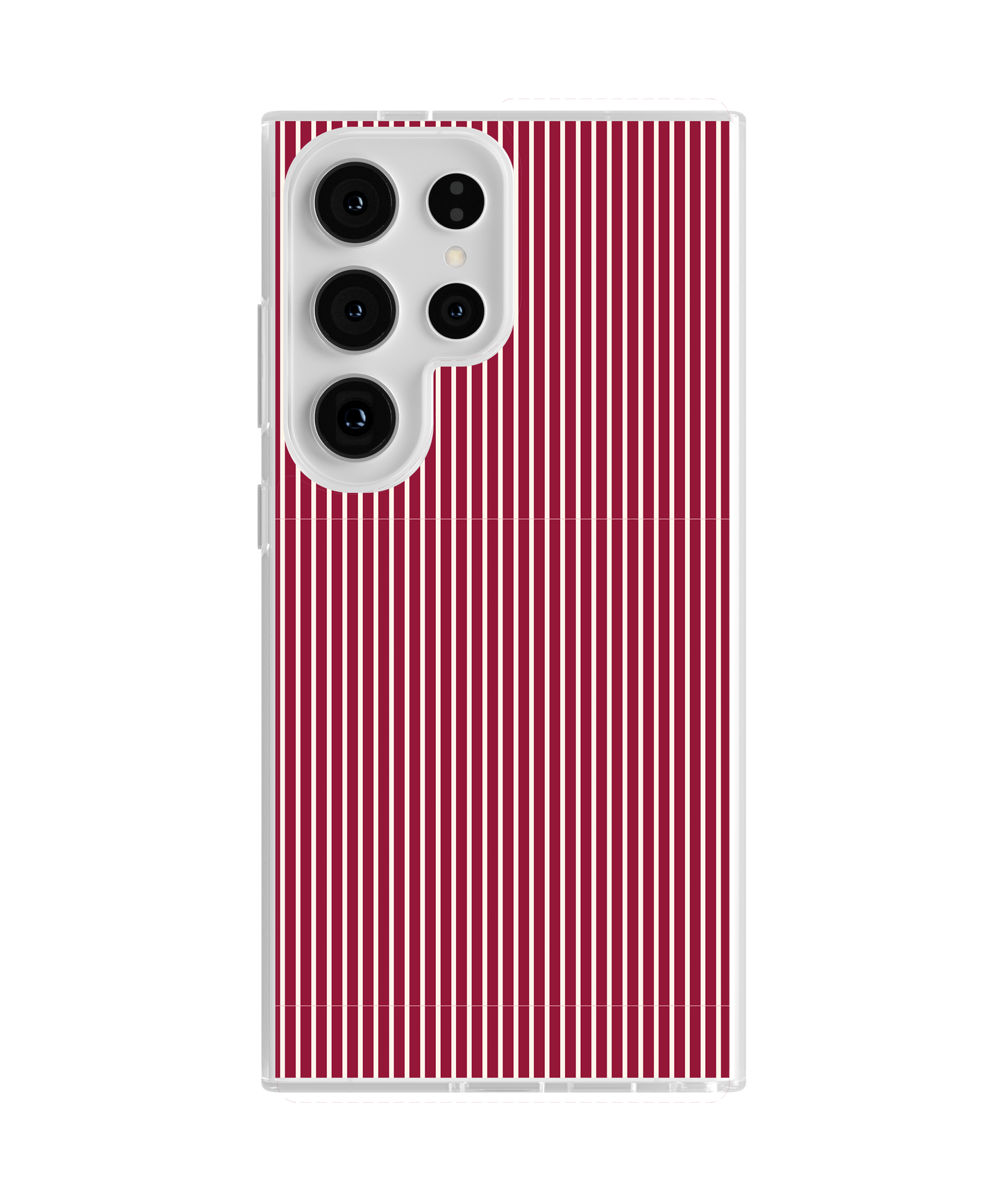 Black Cherry Pinstripes Clear Case Insert