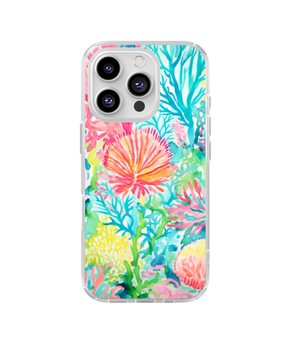 Watercolor Coral Clear Case Insert