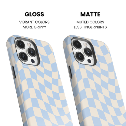 Cloud 9 Wavy Checkers II Phone Case