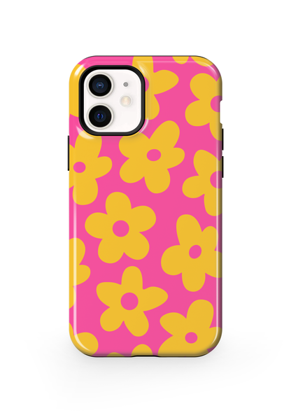 Pink Lemonade Big Blooms Phone Case