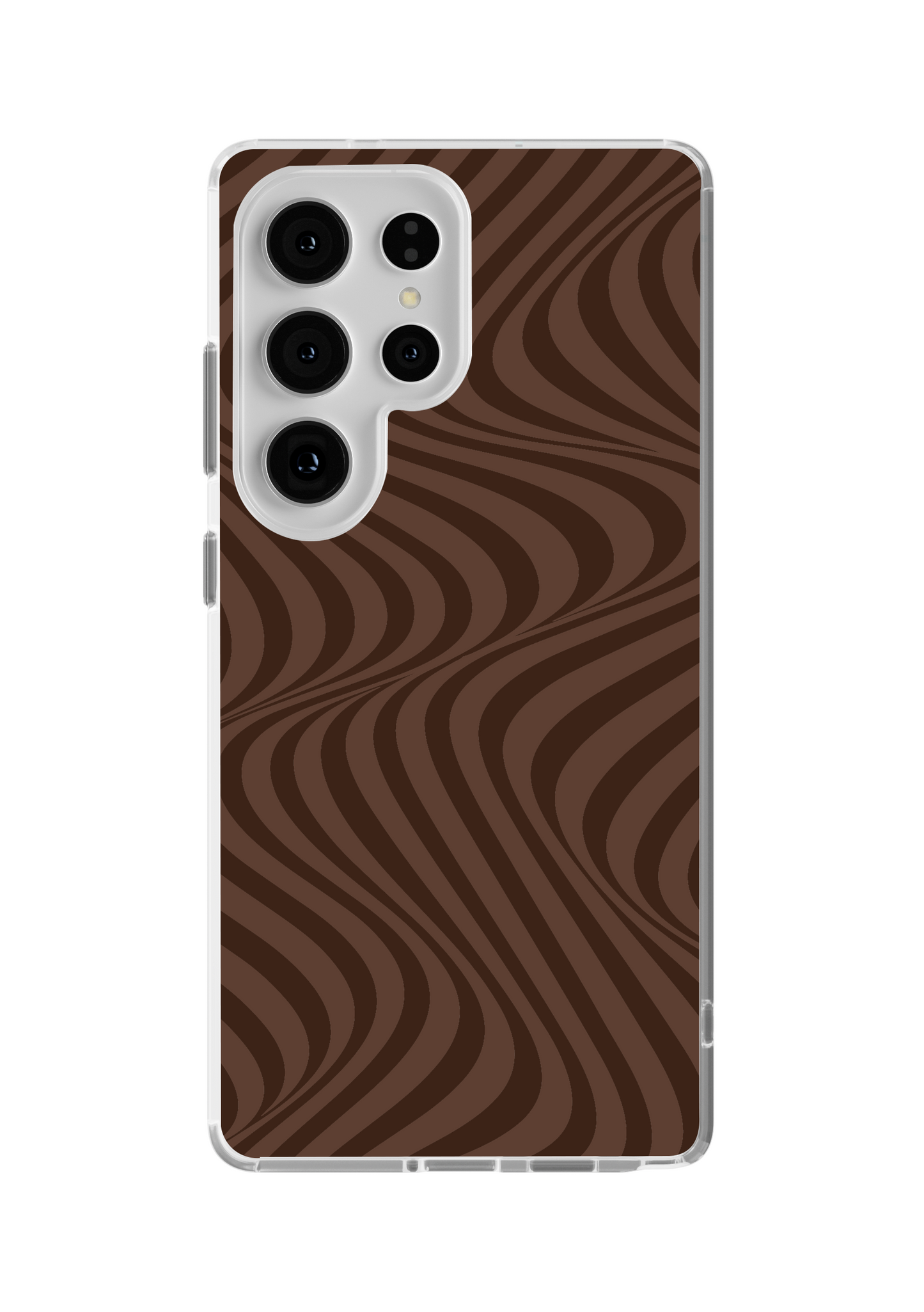 Espresso Swirls Clear Case Insert