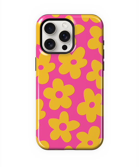 Pink Lemonade Big Blooms Phone Case