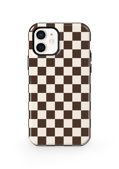 Espresso Checkers II Phone Case