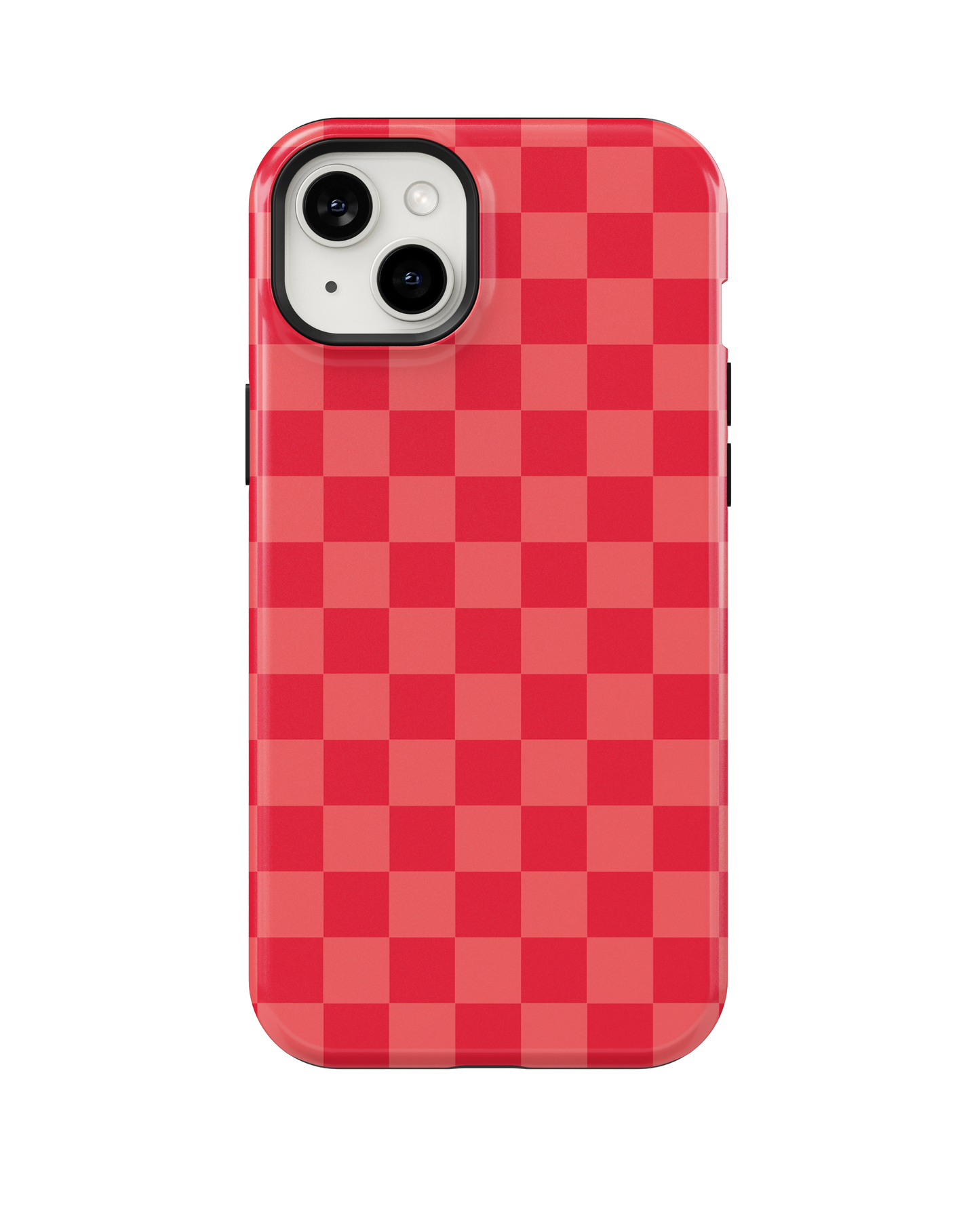 Vermillion Checkers Phone Case