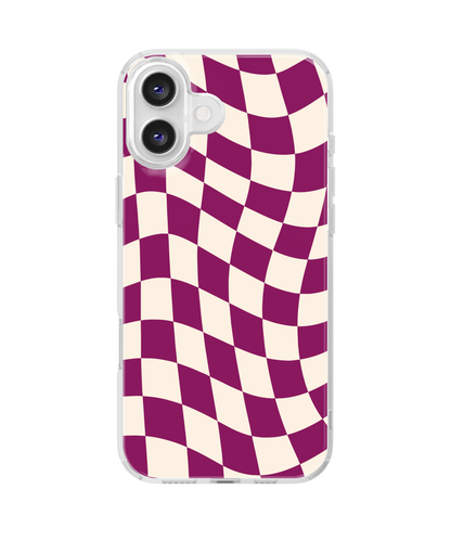 Velvet Wavy Checkers II Clear Case Insert