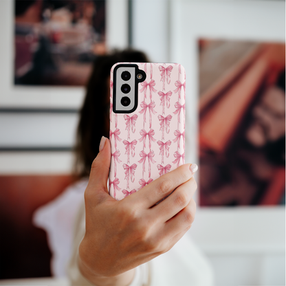 Blushing Bows Galaxy Case