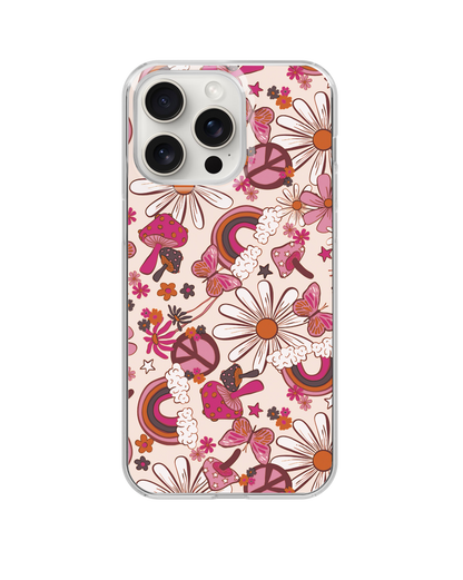 Cream Flower Child Clear Case Insert