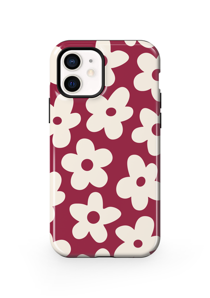 Black Cherry Big Blooms Phone Case