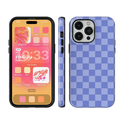 Bluebell Checkers Phone Case