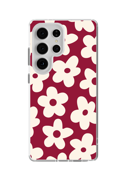 Black Cherry Big Blooms Clear Case Insert