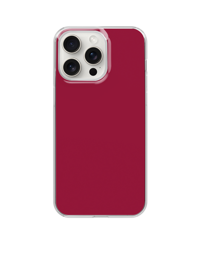 Black Cherry Solids Clear Case Insert