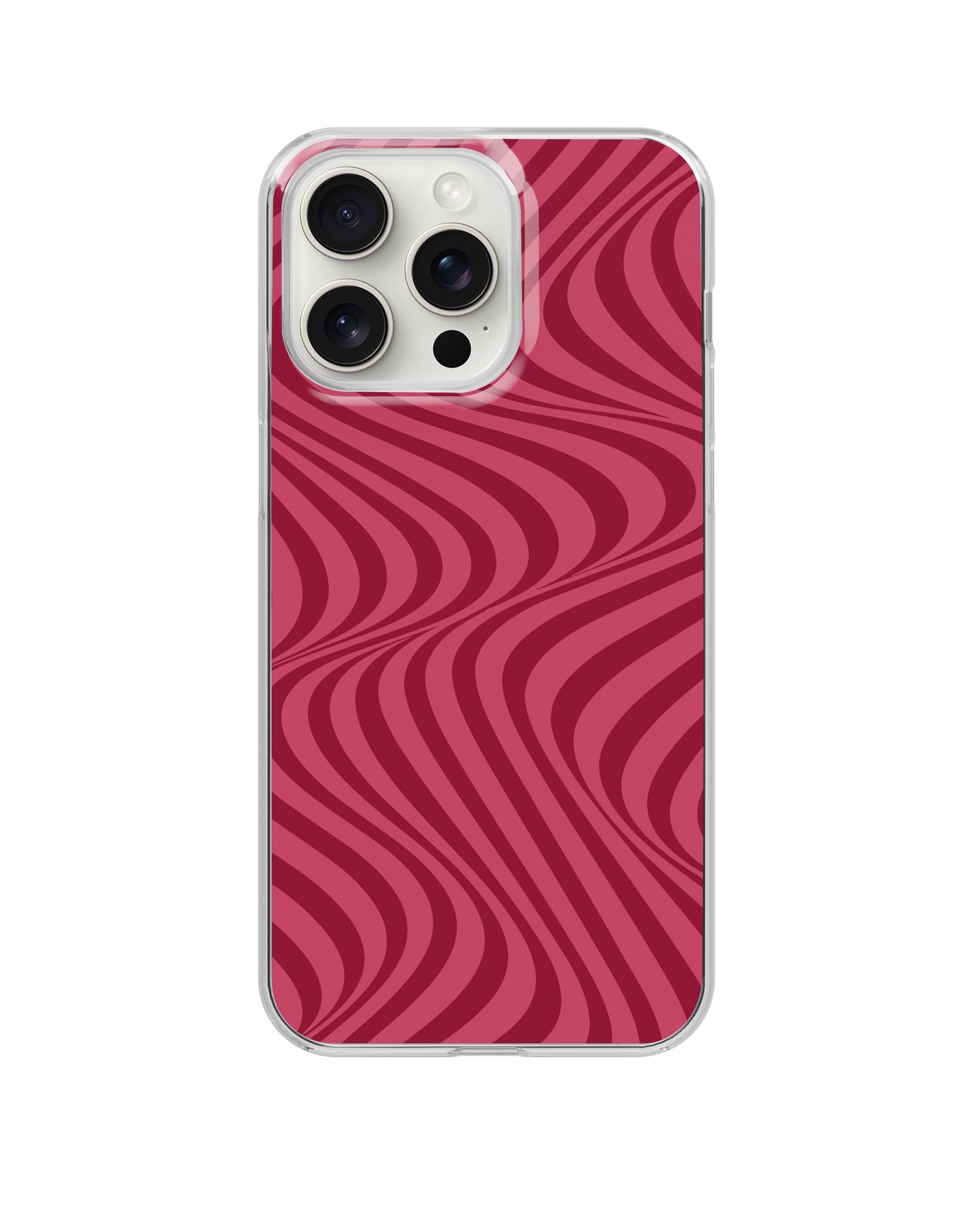 Black Cherry Swirls Clear Case Insert