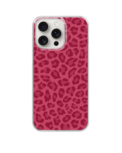 Black Cherry Leopard Clear Case Insert