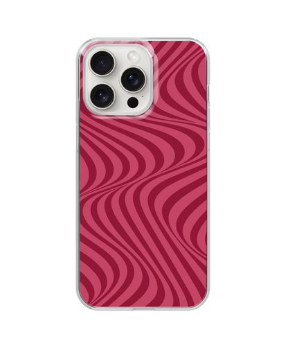 Black Cherry Swirls Clear Case Insert