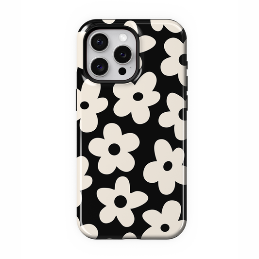 Onyx Big Blooms iPhone Case