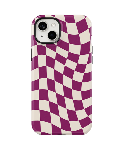 Velvet Wavy Checkers II Phone Case