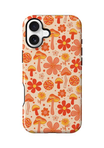 Orange Fungi Fantasia Phone Case