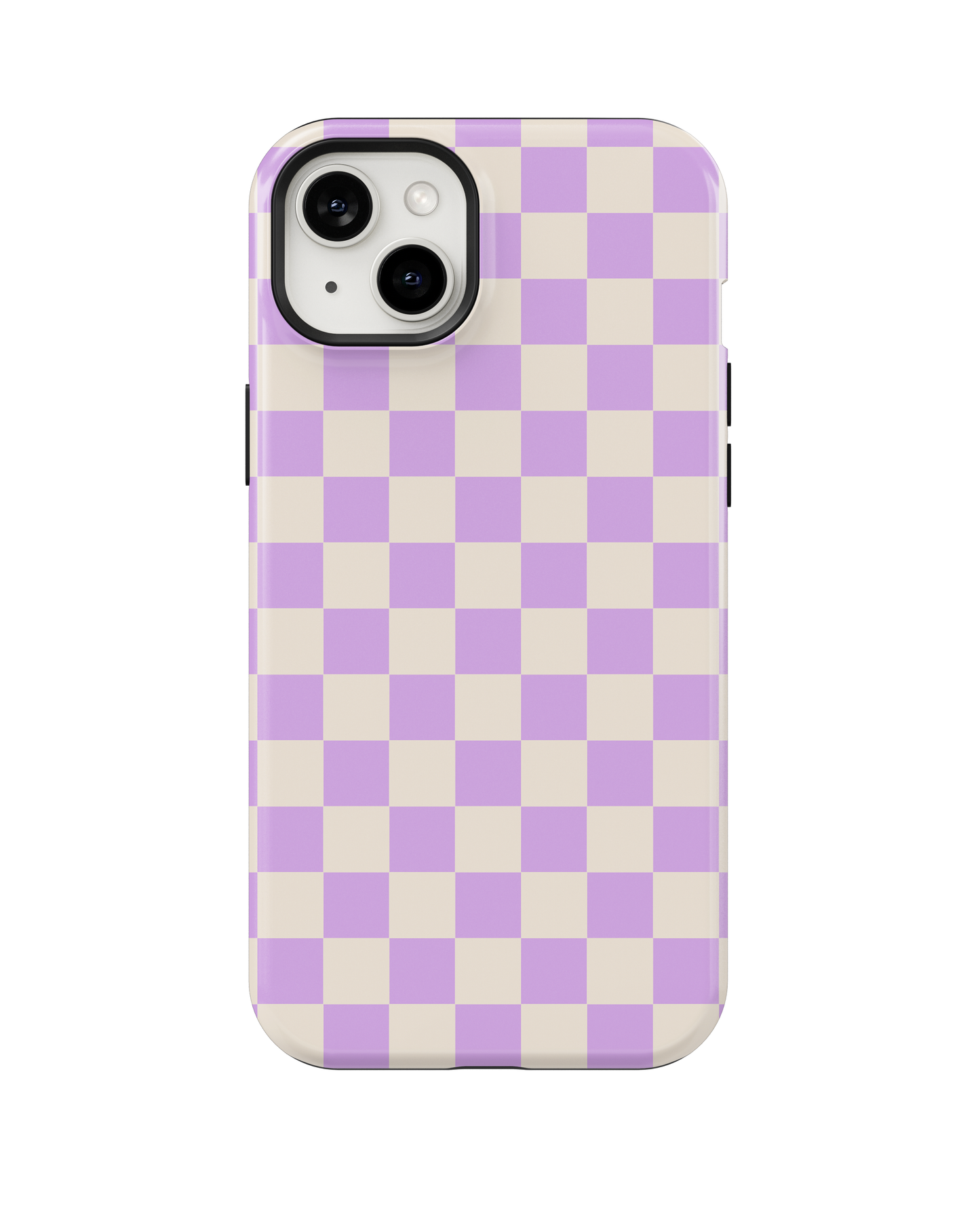 Lilac Checkers II Phone Case