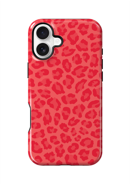 Vermillion Leopard Phone Case