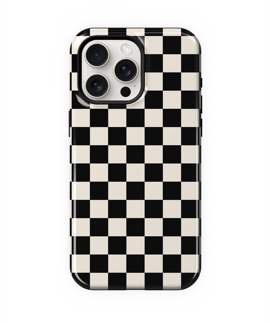 Onyx Checkers II Phone Case