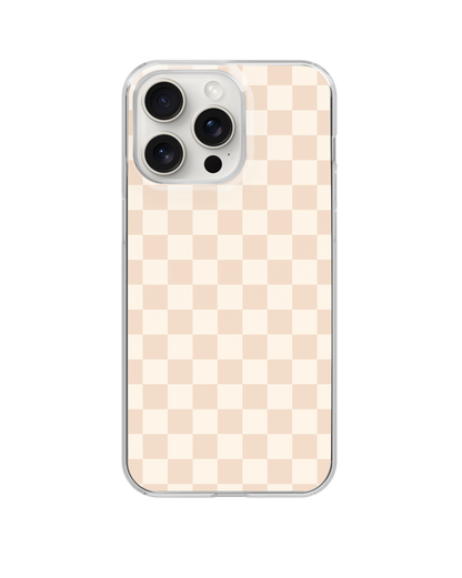 Almond Checkers II Clear Case Insert