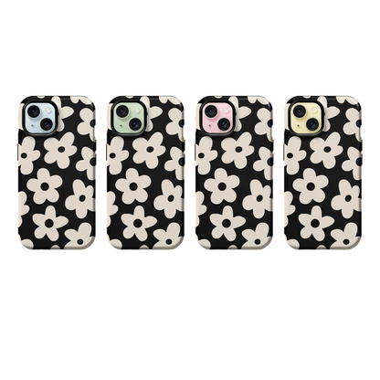 Onyx Big Blooms Phone Case