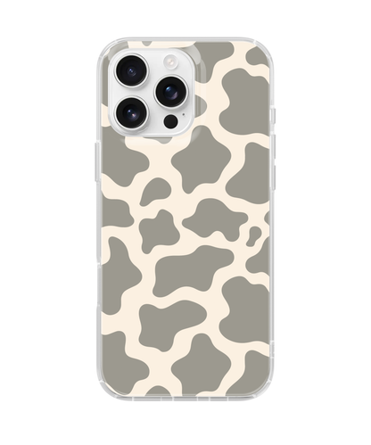 River Rock Cow Print Clear Case Insert