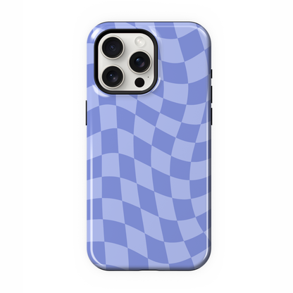 Bluebell Wavy Checkers Phone Case