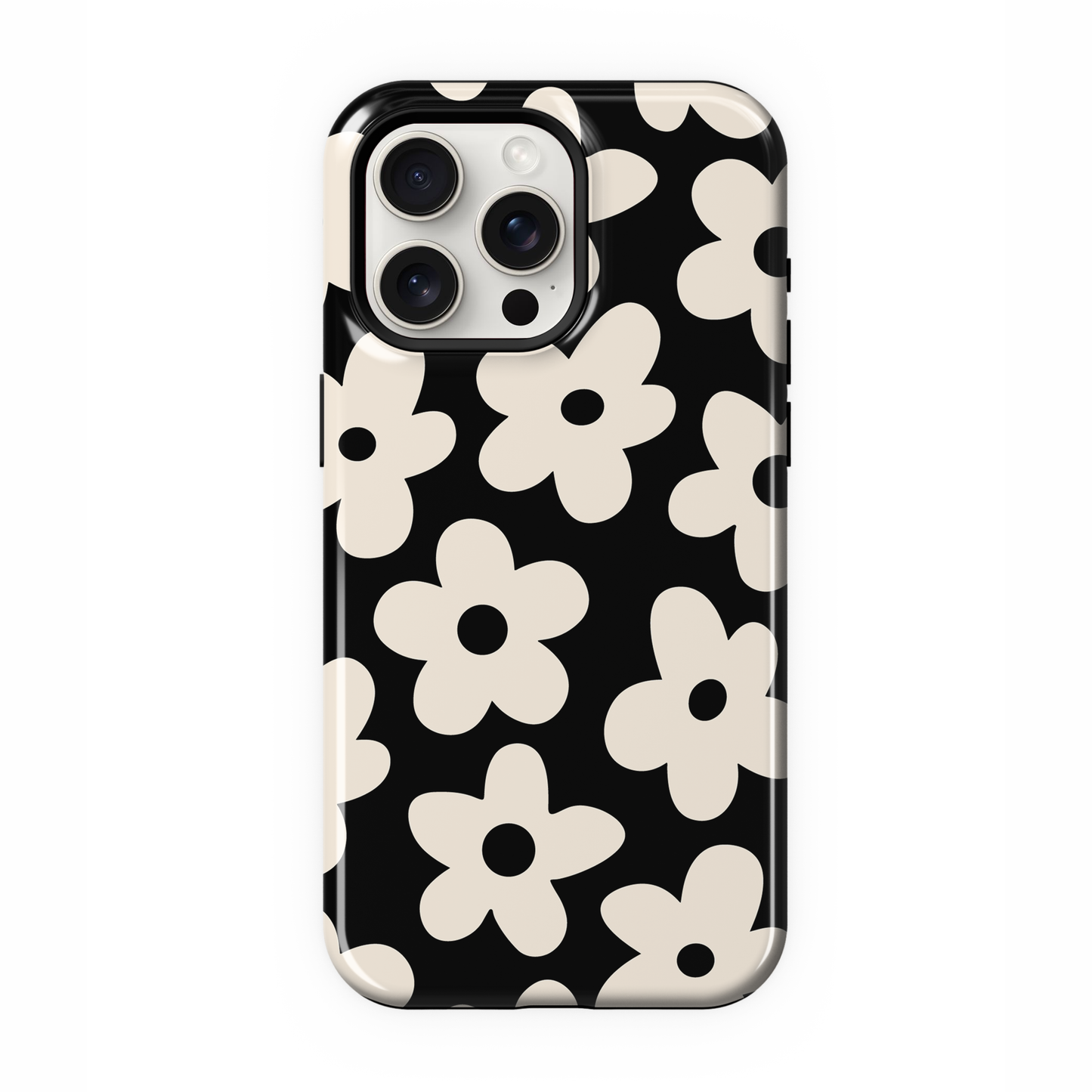 Onyx Big Blooms Phone Case